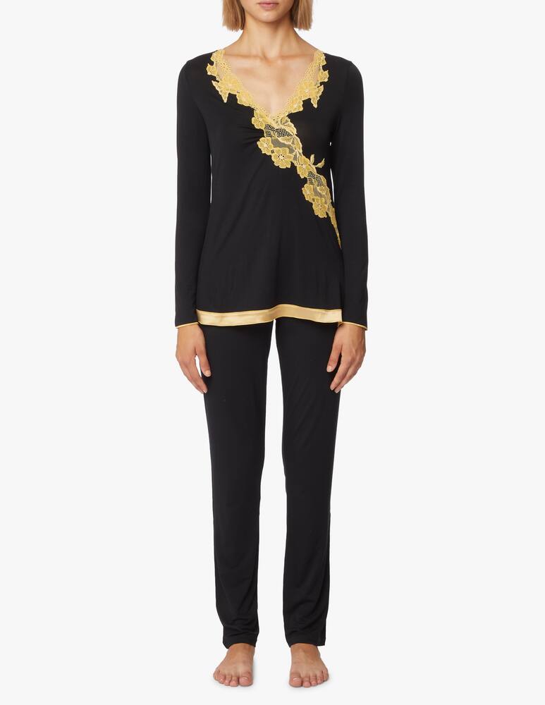 rinascente Paladini Pigiama scollo a v con pizzo Lark