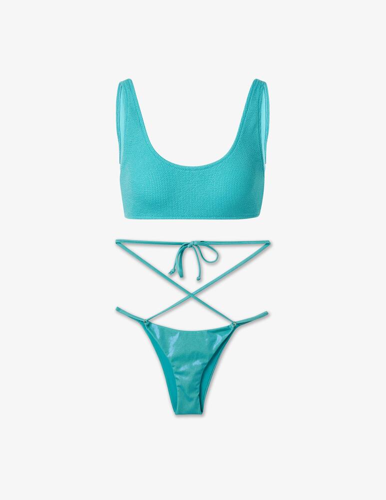 rinascente Matinée Bikini a fascia - blu