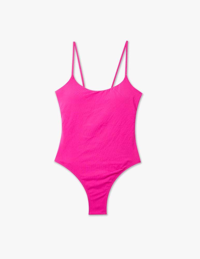 Matinée One-piece swimsuit - violet - picture 1