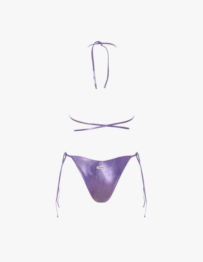 rinascente Matinée Costume a 2 pezzi con top a triangolo e slip con lacci Lam Space