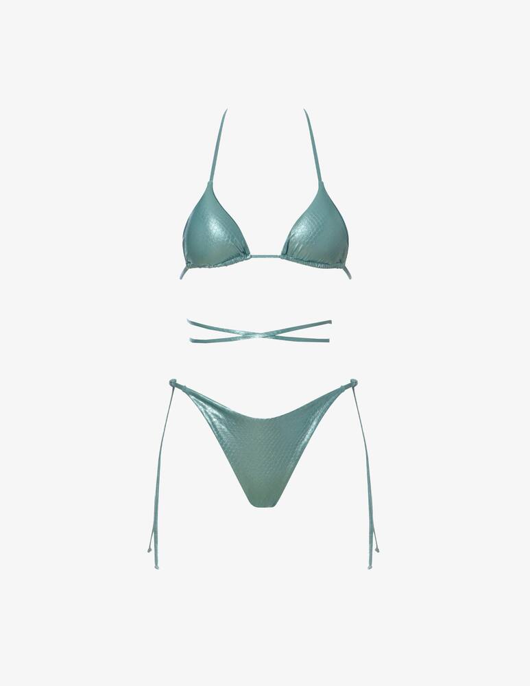 rinascente Matinée Costume a 2 pezzi con top a triangolo e slip con lacci Lam Space