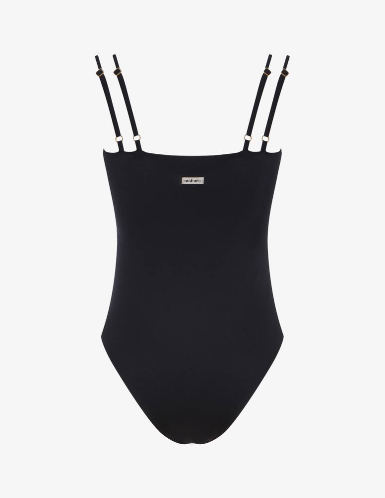 rinascente Matinée Kira shiny lycra one-piece swimsuit