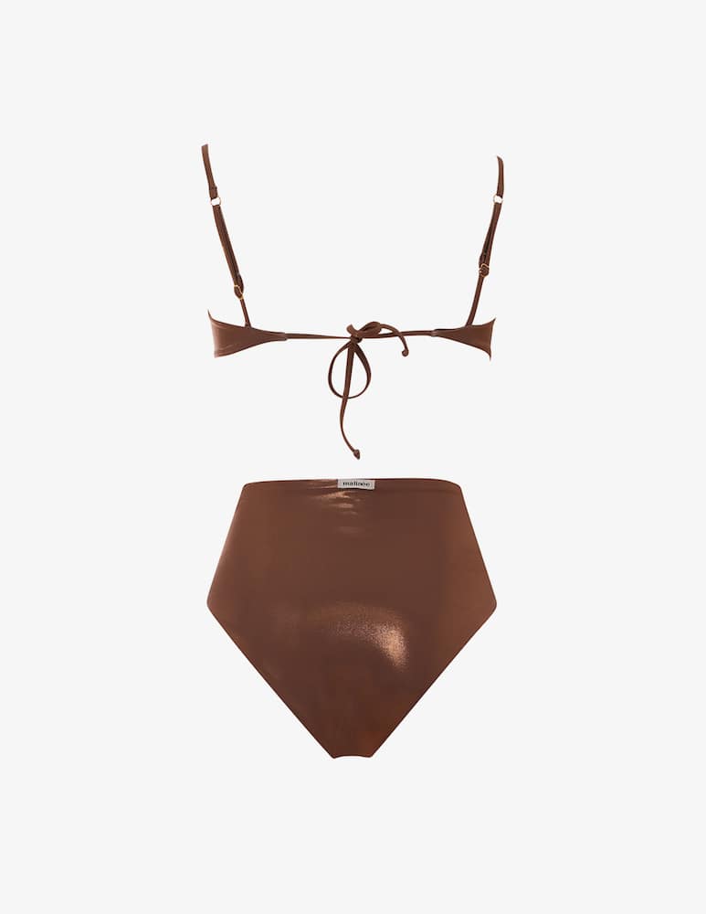 rinascente Matinée Camilla laminated bikini set