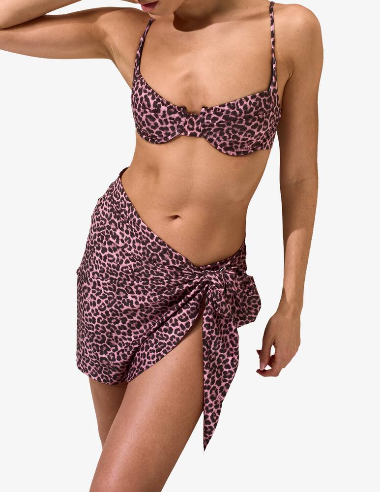 rinascente Matinée Leopard print pareo