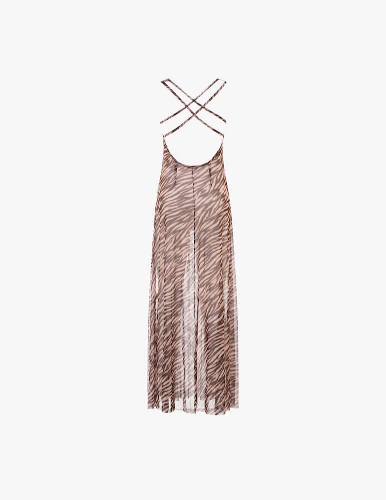Matinée Zebra print maxi dress - picture 6 Matinée Zebra print maxi dress - picture 6