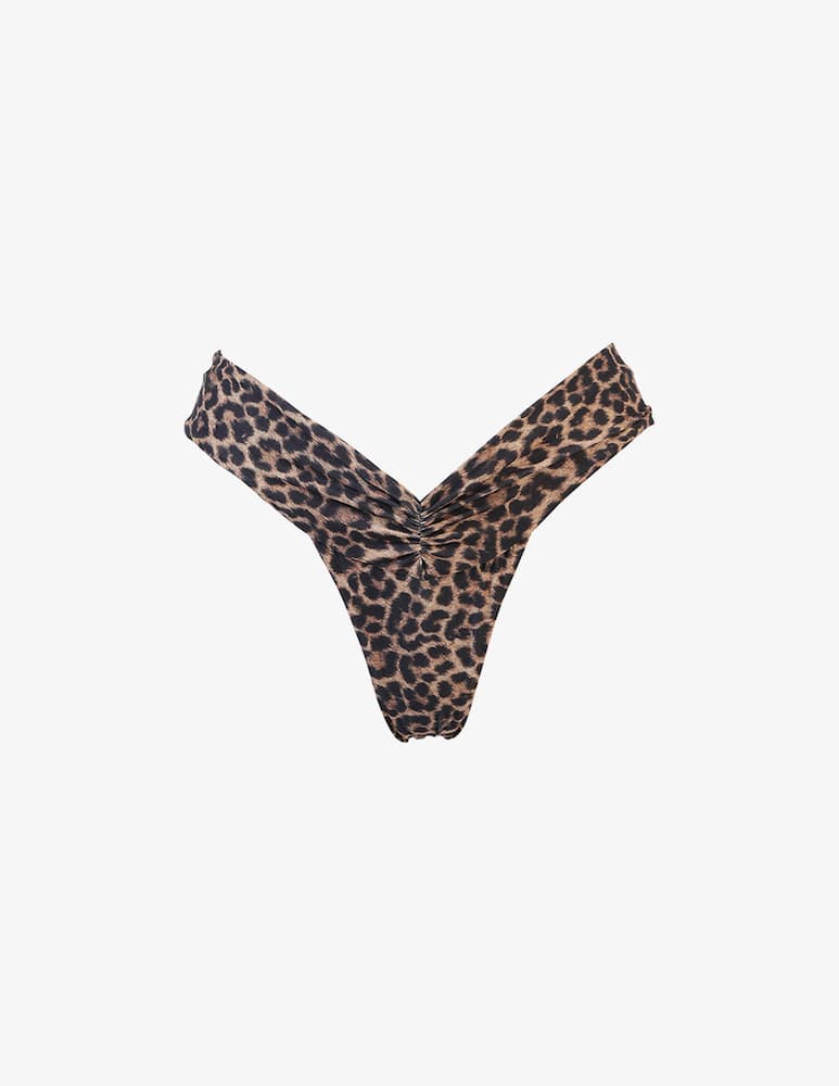 rinascente Matinée Bikini bottom with animal pattern