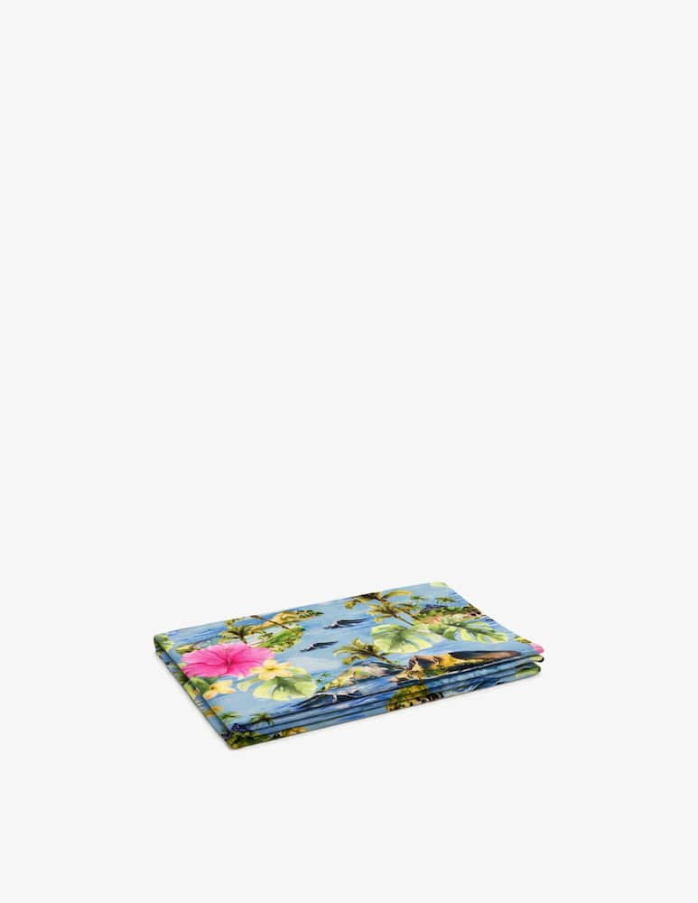 rinascente Matinée Tropical print beach towel