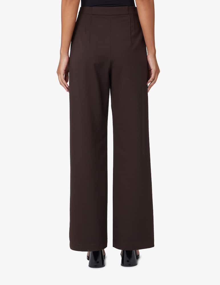 rinascente Patrizia Pepe High rise palazzo trousers - Brown