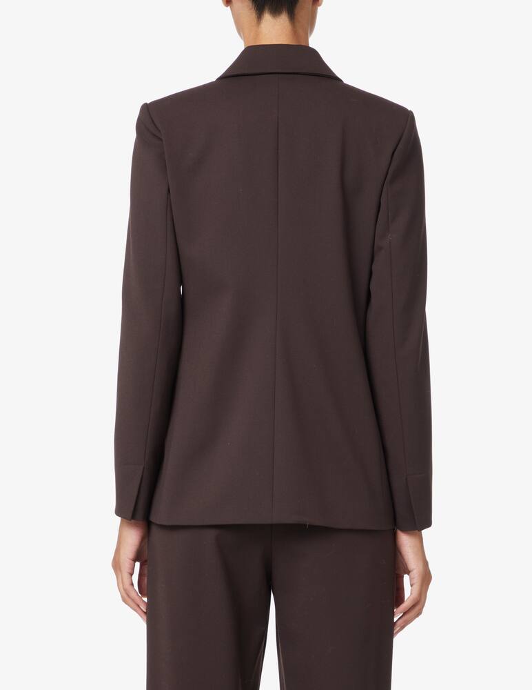 rinascente Patrizia Pepe Blazer doppio petto gabardina lana - Marrone