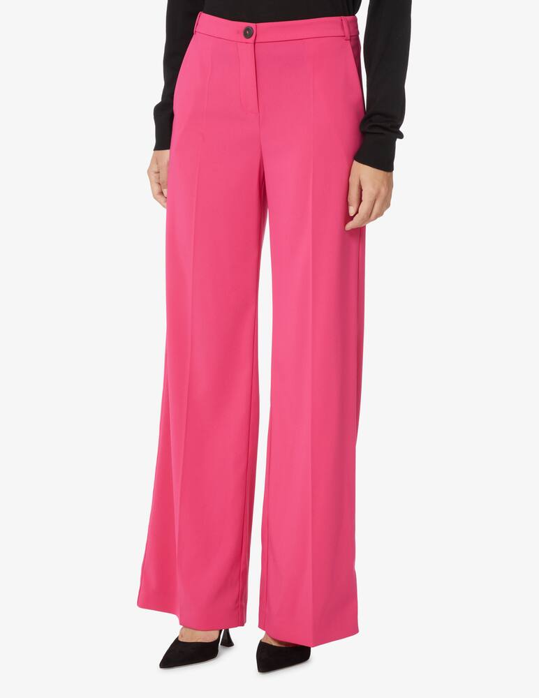 rinascente Patrizia Pepe Mid rise palazzo trousers - Pink