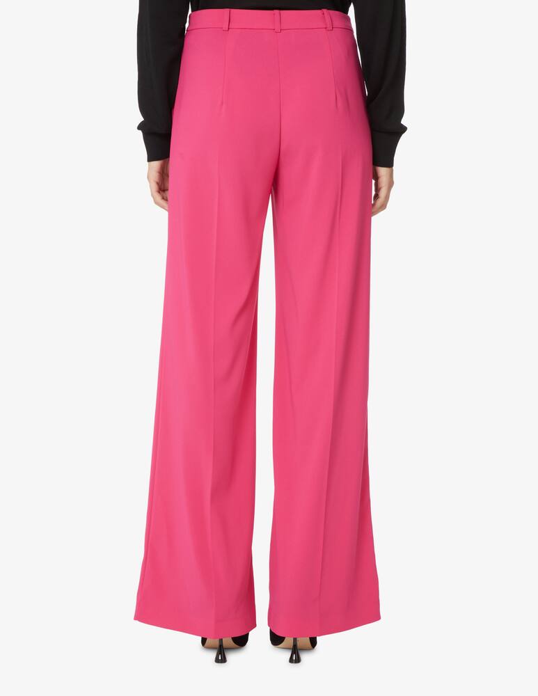 rinascente Patrizia Pepe Mid rise palazzo trousers - Pink