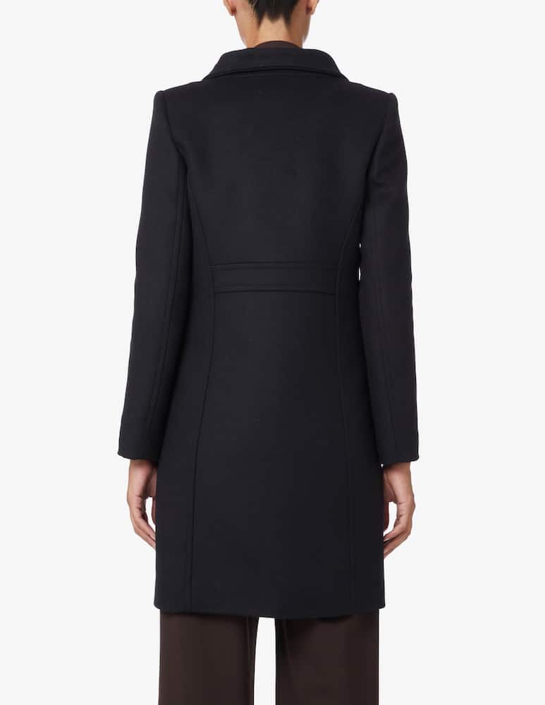 rinascente Patrizia Pepe Basic classic coat - Black