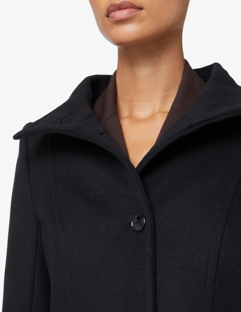 rinascente Patrizia Pepe Basic classic coat - Black