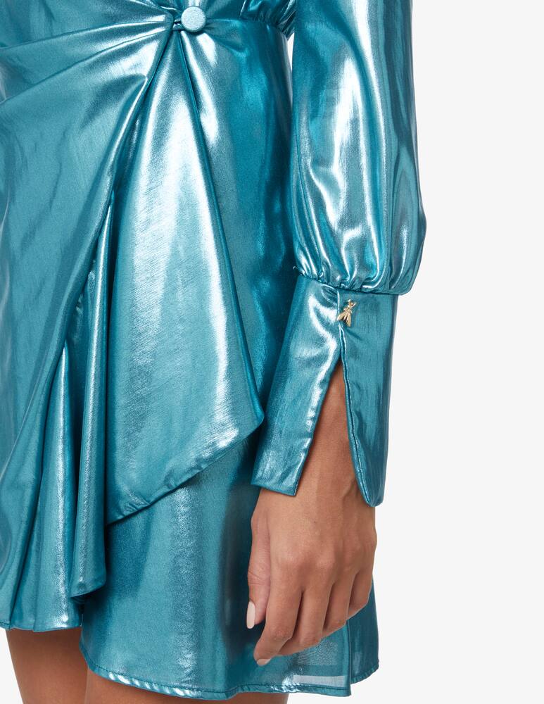 rinascente Patrizia Pepe Vestito corto a manica lunga - Azzurro