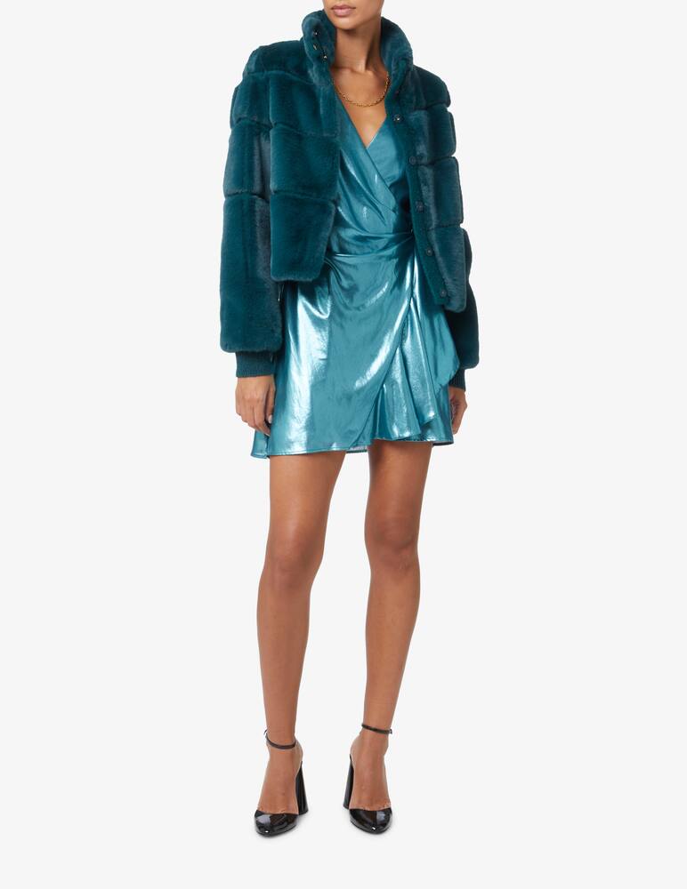 rinascente Patrizia Pepe Pelliccia sintetica corta - Verde