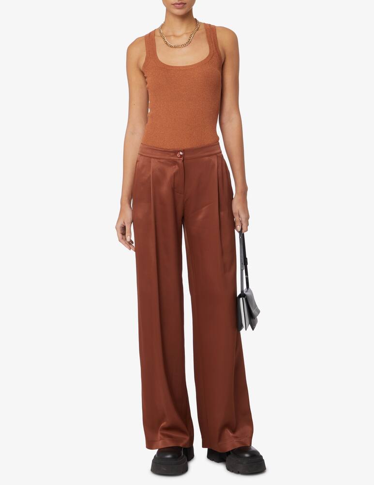 rinascente Patrizia Pepe Shine wide leg trousers