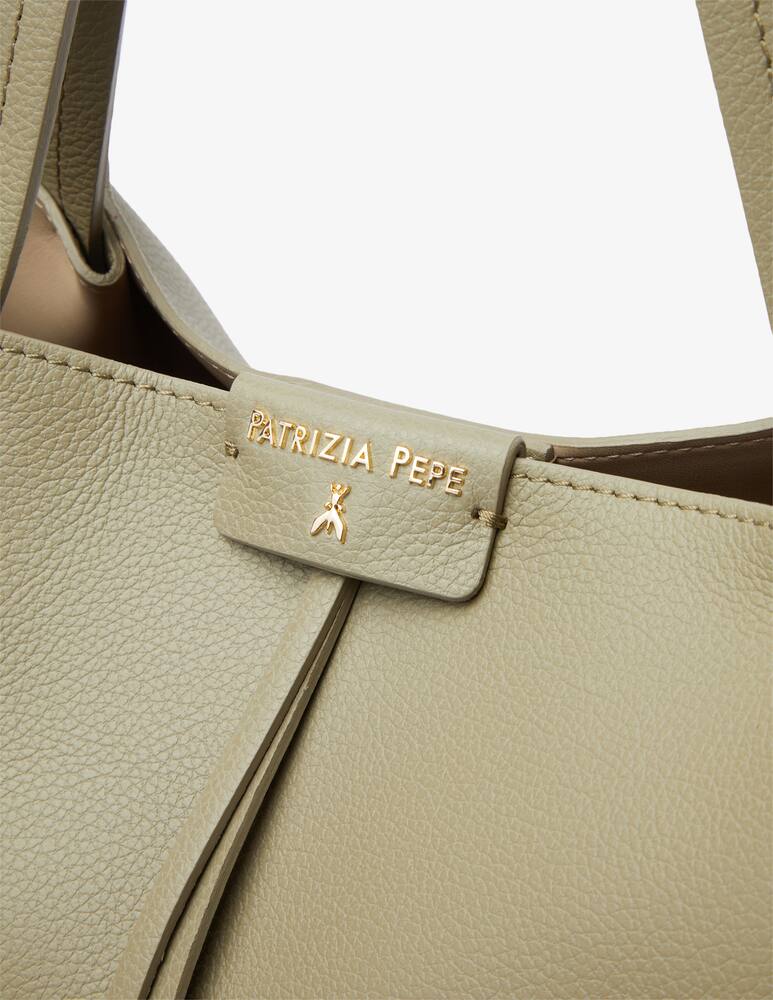 rinascente Patrizia Pepe Pepecity leather bag