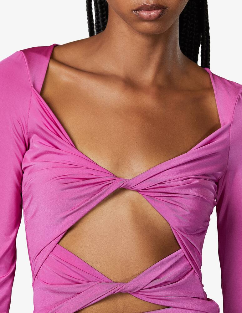 rinascente Patrizia Pepe Cut out mini dress