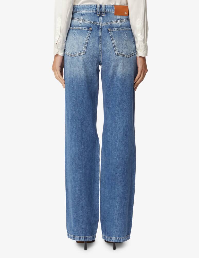 rinascente Patrizia Pepe Jeans a palazzo con strappi