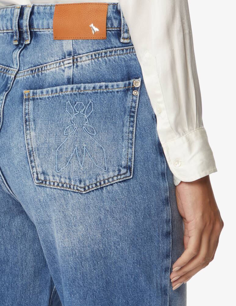 rinascente Patrizia Pepe Jeans a palazzo con strappi