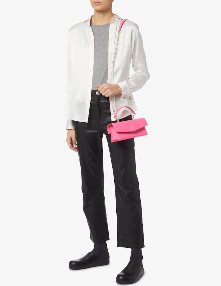 rinascente Patrizia Pepe Bamby leather crossbody bag 