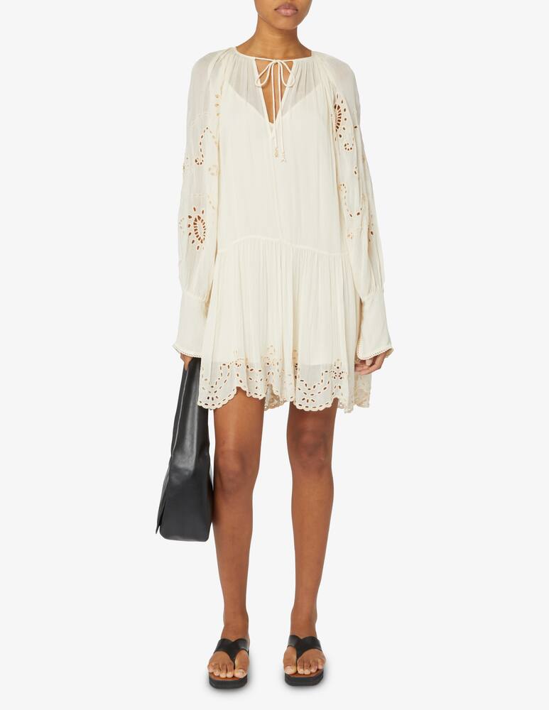 rinascente Patrizia Pepe Soft embroidered midi dress