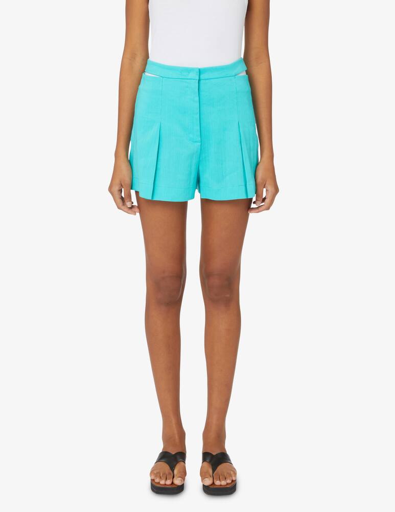 rinascente Patrizia Pepe Pantaloncini in lino con cintura