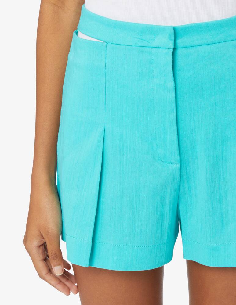 rinascente Patrizia Pepe Pantaloncini in lino con cintura