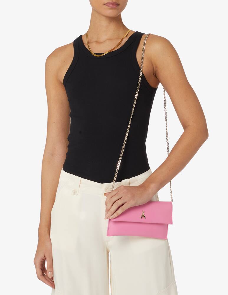 rinascente Patrizia Pepe Fly leather mini handbag