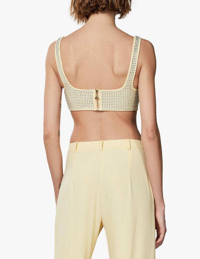 Patrizia Pepe Top reggiseno con strass - immagine 3 Patrizia Pepe Top reggiseno con strass - immagine 3