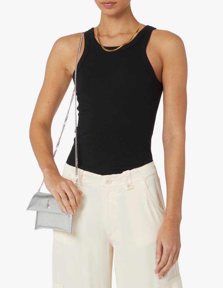 rinascente Patrizia Pepe Fly leather mini handbag