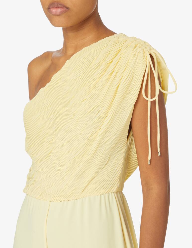 rinascente Patrizia Pepe One shoulder jumpsuit dress