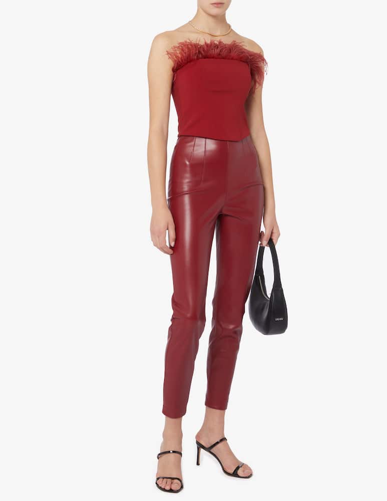 rinascente Patrizia Pepe Fake leather leggings