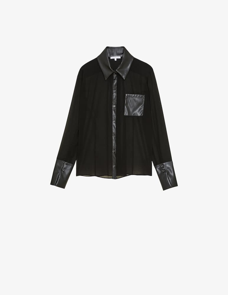 rinascente Patrizia Pepe Camicia in similpelle