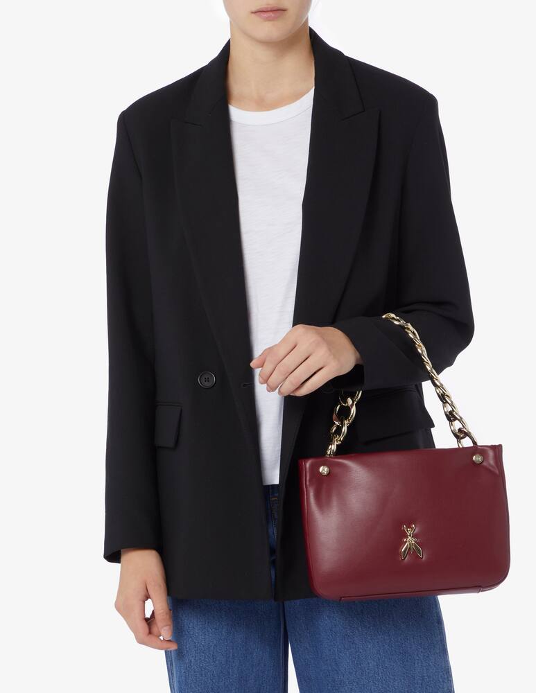 rinascente Patrizia Pepe Borsa imbottita a tracolla con catena