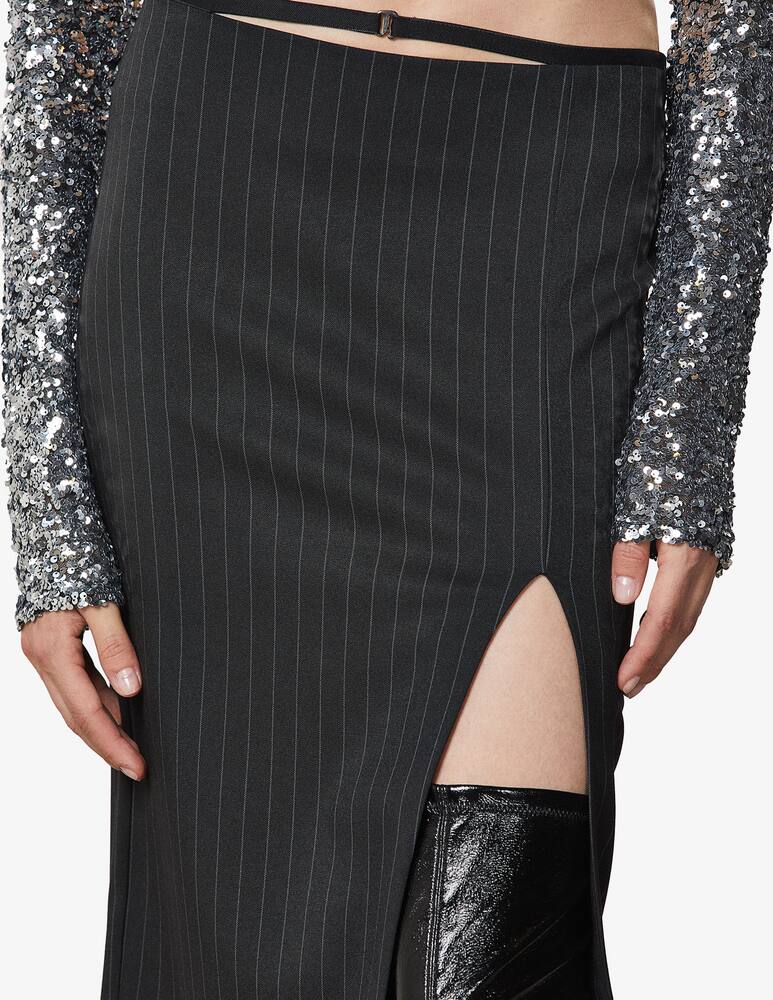 rinascente Patrizia Pepe Gonna midi gessata