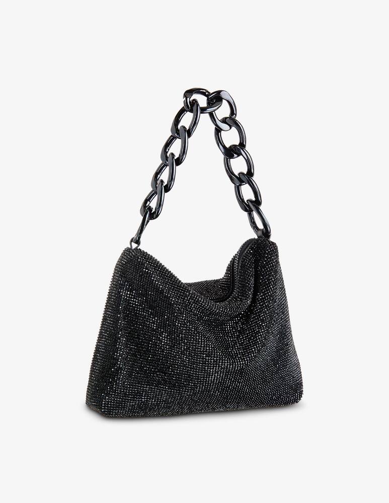 rinascente Patrizia Pepe Borsa M con strass e maxi catena
