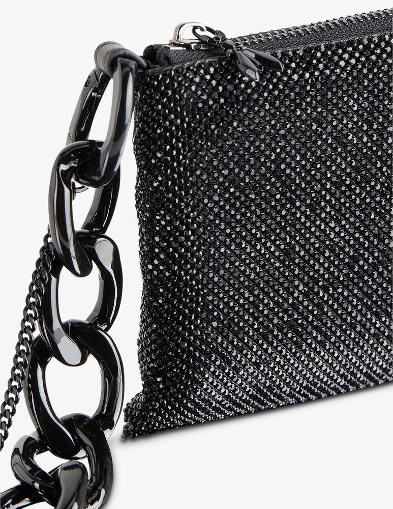rinascente Patrizia Pepe Maxichain strass S bag 