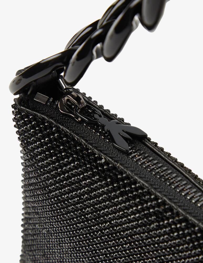 rinascente Patrizia Pepe Maxichain strass S bag 