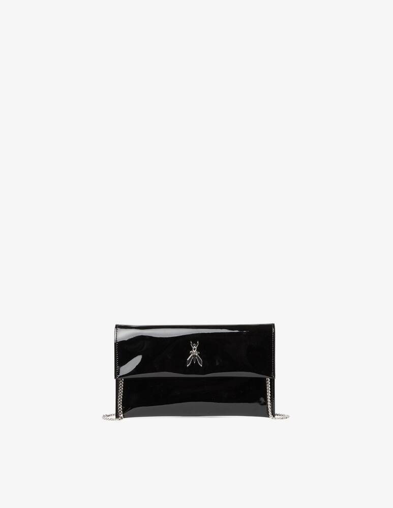 rinascente Patrizia Pepe Fly clutch chain flap bag