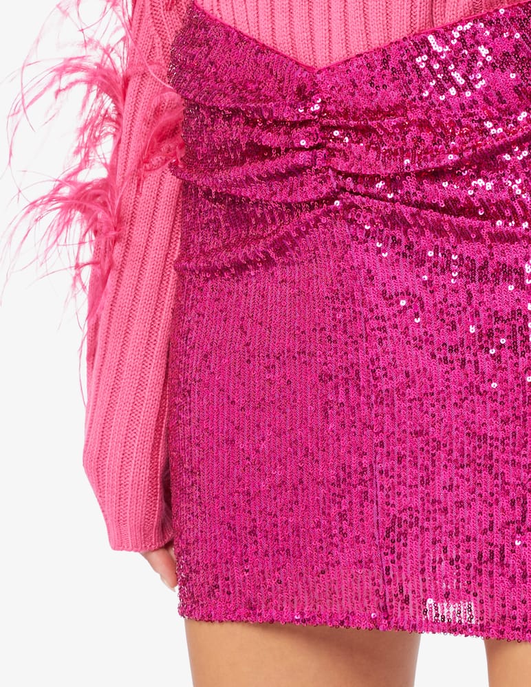 rinascente Patrizia Pepe Sequin mini skirt