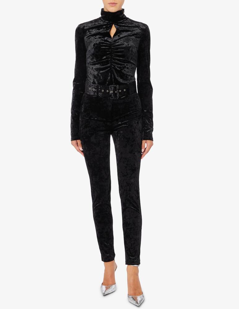 rinascente Patrizia Pepe Pantaloni in velluto con cintura