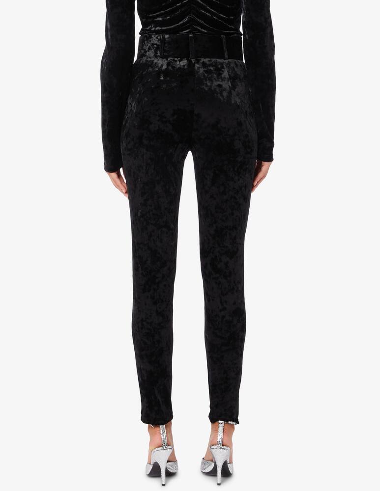 rinascente Patrizia Pepe Pantaloni in velluto con cintura