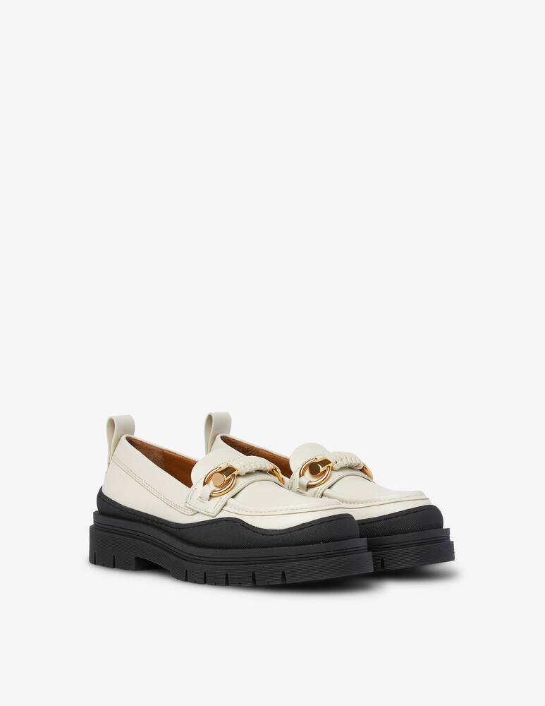 See By Chloé Lylia loafer with chain - White - picture 2 See By Chloé Lylia loafer with chain - White - picture 2