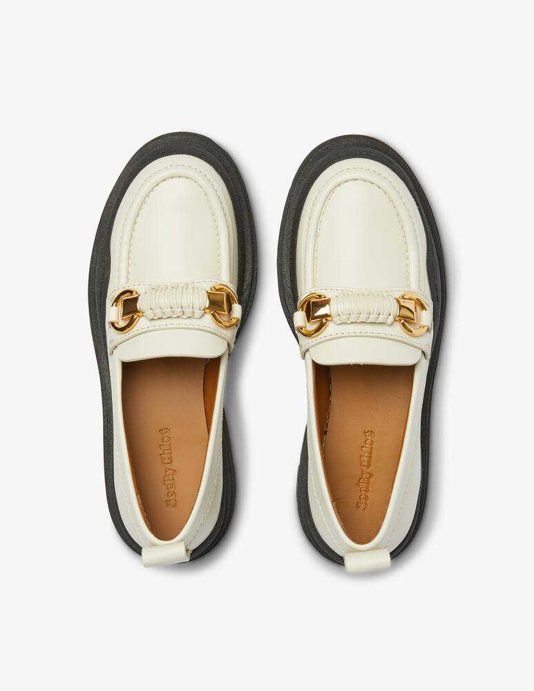 See By Chloé Lylia loafer with chain - White - picture 3 See By Chloé Lylia loafer with chain - White - picture 3