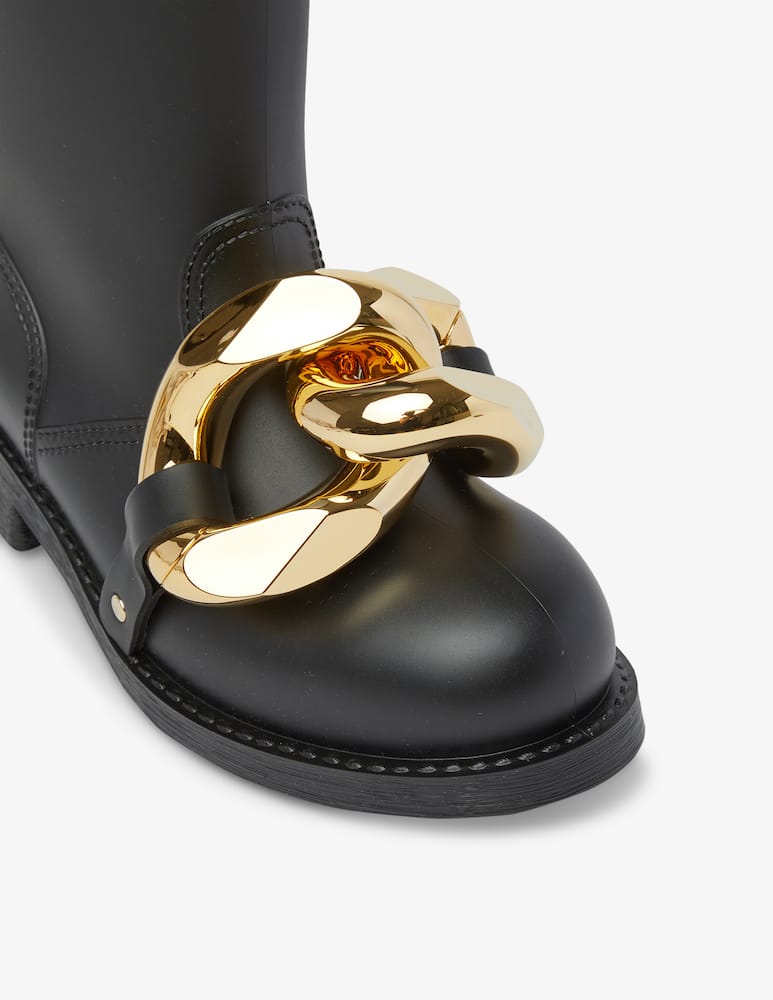 rinascente JW Anderson Rubber chain boot - Black