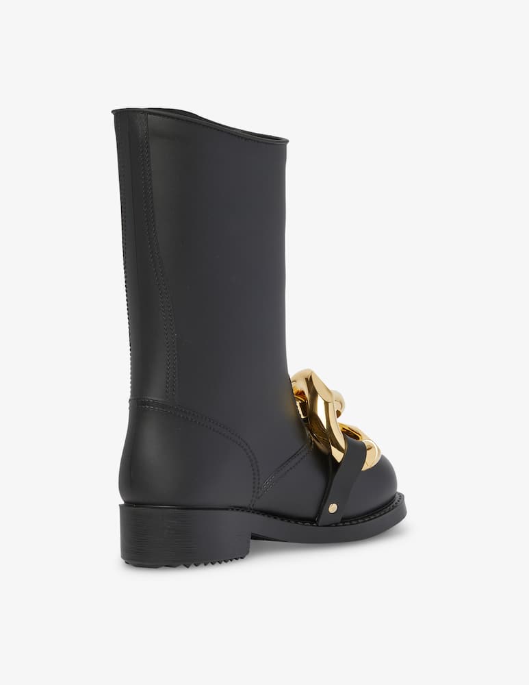 rinascente JW Anderson Rubber chain boot - Black