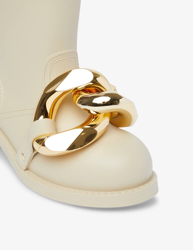 rinascente JW Anderson Rubber chain boot - White