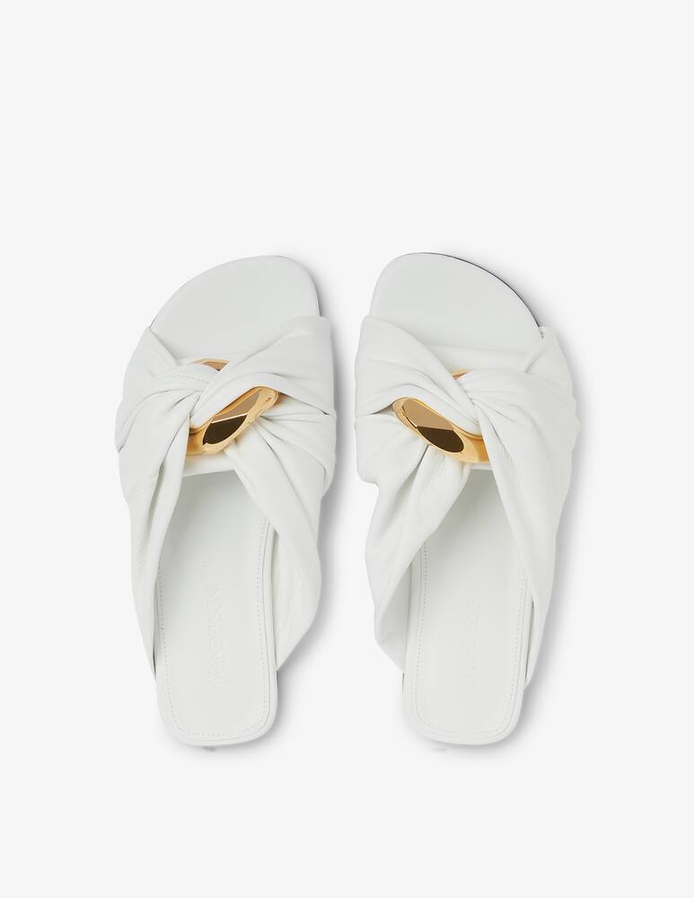 rinascente JW Anderson Sandali bassi Chain in pelle