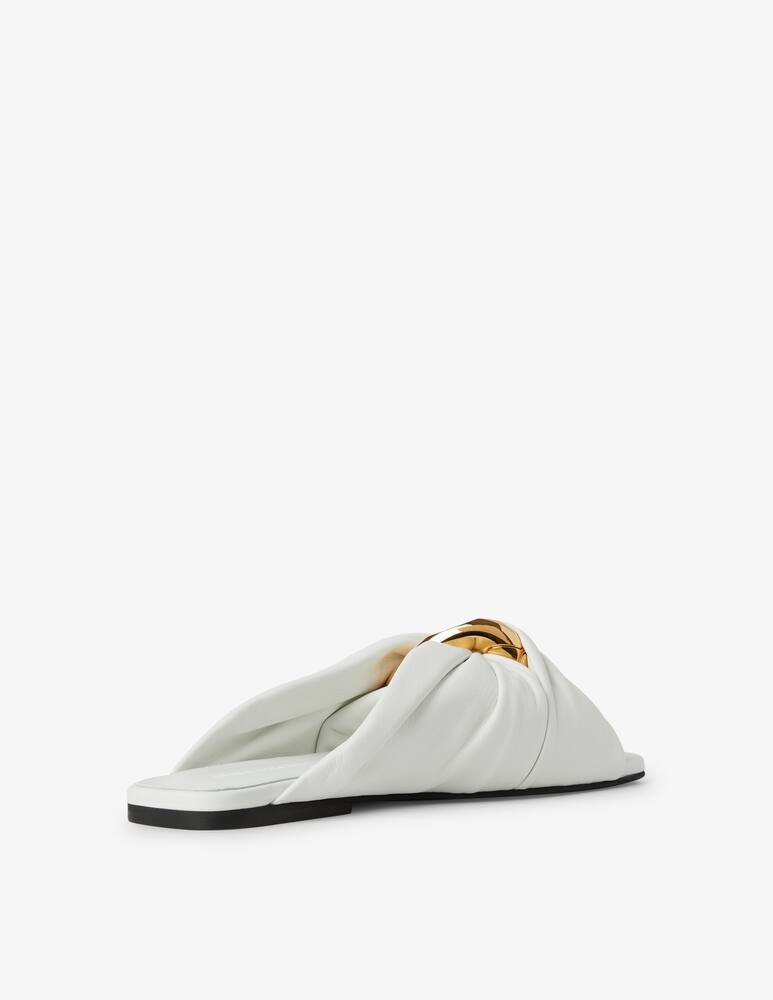 rinascente JW Anderson Sandali bassi Chain in pelle